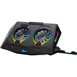 Conceptronic THYIA02B Cooling Pad Laptop έως 17" με 2 Ανεμιστήρες & Φωτισμό