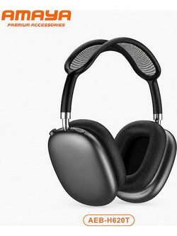 Amaya AEB-H620T Ακουστικά Bluetooth Over-Ear Μαύρα