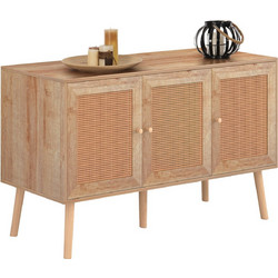 ΜΠΟΥΦΕΣ ΜΕΛΑΜΙΝΗΣ COLM- ΣΥΝΘ. RATTAN ΣΤΙΣ ΠΟΡΤΕΣ HM9220.11 120Χ39Χ70Υεκ