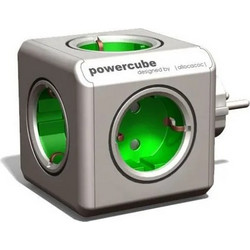 ΠΟΛΥΜΠΡΙΖΟ PowerCube Green με 5 εξόδους Schuko ΠΡΙΖΑΣ