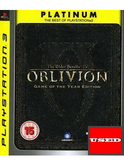 The Elder Scrolls IV Oblivion Game Of The Year Platinum Edition Used PS3