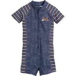 Playshoes Αντηλιακό UV Βρεφικό Μαγιό Ολόσωμο για Αγόρι Navy Μπλε 461131