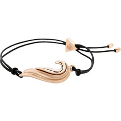 Wave Bracelet Rose gold BB090P BB090P Ορείχαλκος
