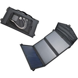 Αναδιπλώμενο φωτοβολταϊκό πάνελ 19,5 watt - 6V με 2 θύρες USB για φόρτιση συσκευών