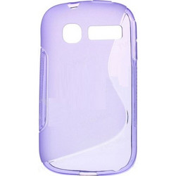 Θήκη TPU GEL S-Line για Alcatel One Touch Pop C1 Μώβ (ΟΕΜ)