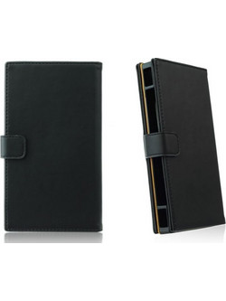 UNIVERSAL Smart Δερμάτινη Stand Θήκη 4.7-5.1 - INCH-Μαύρο (OEM )