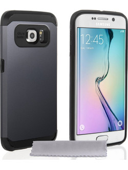 Tough Armor ανθεκτική θήκη για Samsung Galaxy S6 Edge μαύρη by Caseflex