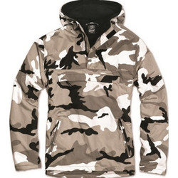 Brandit Ανδρικό Μπουφάν Pullover Αντιανεμικό Καφέ BD3001