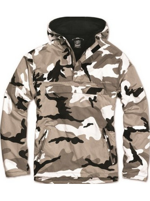 Brandit Ανδρικό Μπουφάν Pullover Αντιανεμικό Καφέ BD3001