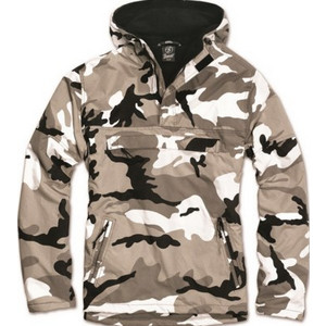 Brandit Ανδρικό Μπουφάν Pullover Αντιανεμικό Καφέ BD3001