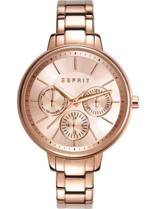 Esprit Γυναικείο Ρολόι με Ροζ Χρυσό Μεταλλικό Μπρασελέ ES108152003