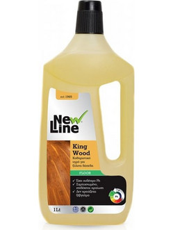 New Line King Wood Καθαριστικό για Ξύλινα Πατώματα 1lt
