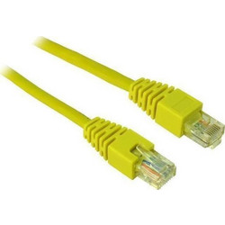 Inter-Tech U/UTP Cat.5 Καλώδιο Δικτύου Ethernet 1m Yellow