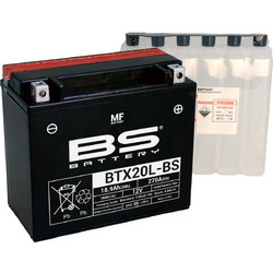 BS Μπαταρία Μοτοσυκλέτας BTX20L-BS 270A 18.9Ah