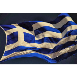 Σημαία ελληνική - αδιάβροχη - ανθεκτική, διαστάσεων 1,20 x 0,70 m OEM