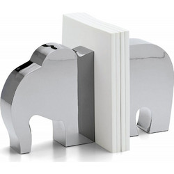 ELEPHANT bookends stainless steel, polished, 2.1 kg 13 (h) cm 254002