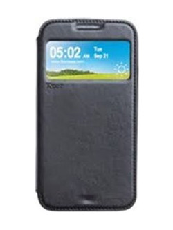Θήκη Roar Fancy Diary για LG K120 K4 Flip Cover S-View Black Synthetic Leather