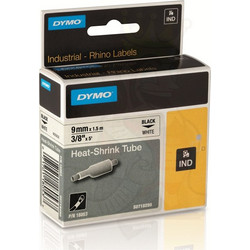 DYMO Ετικέτες RHINO 9mm x 1.5Μ ΗΕΑΤ SHRINK TUBE WHITE 18053