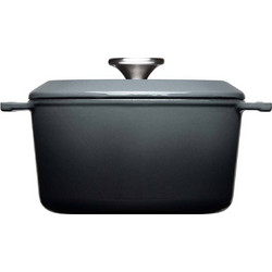 WOLL Carbon Grey Iron Μαντεμένια Κατσαρόλα Χύτρα 20cm 2.8lt