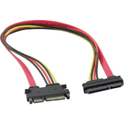 Serial ATA 7+15pin 2.5 HDD SATA and Power port extend cable total 50cm (Κωδ. 1-PER0007)