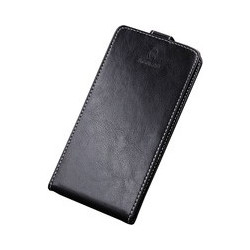 Δερματίνη Θήκη Flip για Alcatel Idol 5 Μαύρο (OEM)