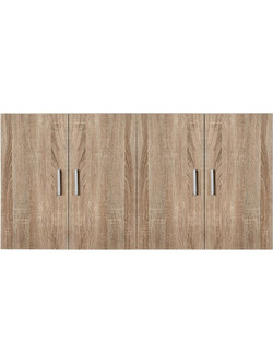 HomeMarkt Τετράφυλλo Πατάρι Ντουλάπας Sonoma 120x42x60cm HM352.02