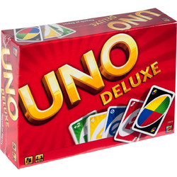 Mattel UNO Deluxe Επιτραπέζιο Παιχνίδι για 7+ Ετών για 2-10 Παίκτες