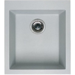 Elleci Quadra 100 Υποκαθήμενος Νεροχύτης Γρανίτη Aluminium 41x50cm