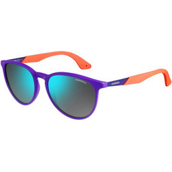 Carrera 5019/S NC83U Γυναικεία Γυαλιά Ηλίου Οβάλ Κοκάλινα Χρυσά με Μπλε Καθρέπτη Φακό
