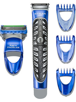 Gillette Fusion Proglide Styler Ξυριστική Μηχανή Προσώπου και Σώματος με Μπαταρίες Αδιάβροχη