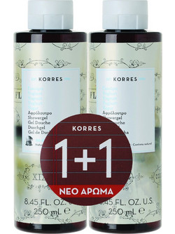 Korres Yoghurt Αφρόλουτρο σε Gel 2x250ml