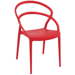 Καρέκλα Κήπου Pia Πλαστική Κόκκινη 20.0134