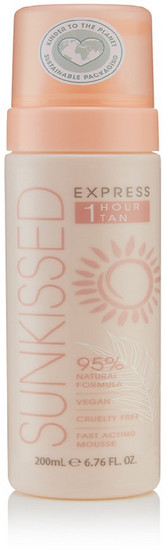 Sunkissed Express 1 Hour Tan Light Ultra Dark Mousse 200ml 