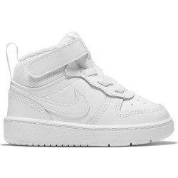 Nike Court Borough Mid 2 Παιδικά Sneakers Μποτάκια Λευκά CD7784-100