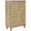 Pakoworld Santo Παπουτσοθήκη Ξύλινη Sonoma Μ60xΠ34.5xΥ91.5cm 123-000029