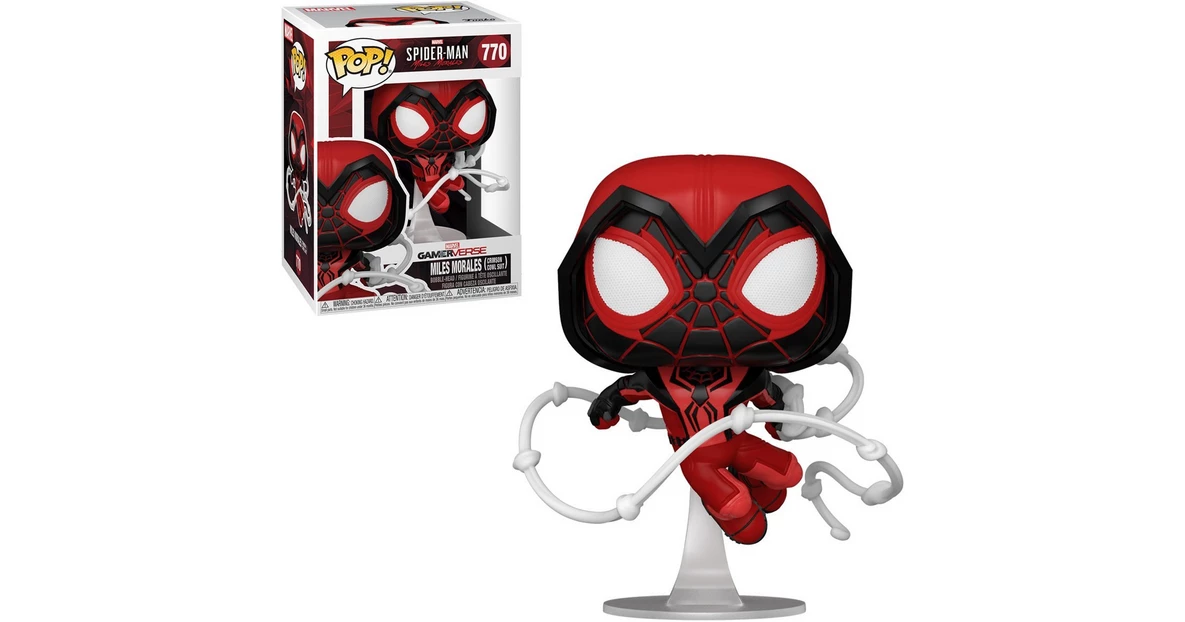 Funko POP Miles Morales 770 (Crimson Cowl Suit) - Spiderman Miles