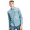 Levi's Barstow Western Standard Ανδρικό Πουκάμισο Τζιν Μακρυμάνικο Κανονική Γραμμή Γαλάζιο 85744-0001