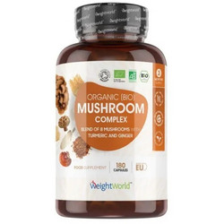 WeightWorld Organic Mushroom Complex 180 Κάψουλες