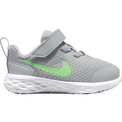 Nike Revolution 6 Παιδικά Αθλητικά Παπούτσια για Τρέξιμο Γκρι DD1094-009