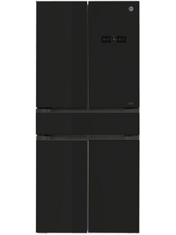 Hoover HN5D 84B Ψυγείο Ντουλάπα 429lt Full No Frost Υ190xΠ83xΒ66cm Μαύρο