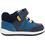 Mayoral Παιδικά Μποτάκια Navy Μπλε Suede Σκρατς με Γούνα 12-42340-019