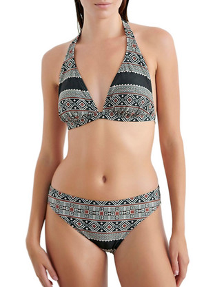 BLU4U Bikini Set Τριγωνάκι Μαύρο 23357200D-02