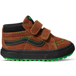 Vans Sk8-Mid Παιδικά Sneakers Μποτάκια Καφέ VN0A5KRN-LNN