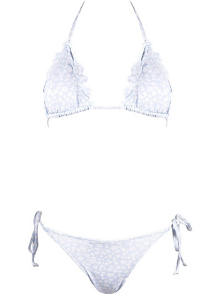 Gsecret Bikini Set Τριγωνάκι Animal Print Λευκό PP8045-23135
