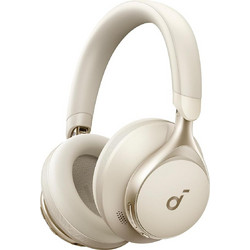 Anker Space One Ασύρματα Bluetooth Ακουστικά Over Ear με Noise Canceling Λευκά