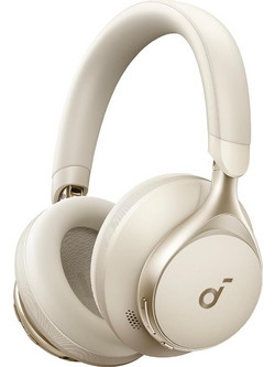 Anker Space One Ασύρματα Bluetooth Ακουστικά Over Ear με Noise Canceling Λευκά