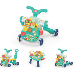 KikkaBoo Sweet Escape 4 σε 1 Περπατούρα με Χειρολαβή 12m+ Πράσινη Mint