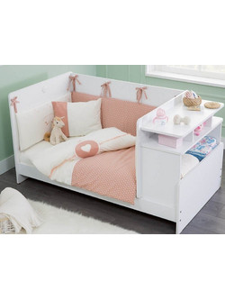 Cilek Σετ Κούνιας White/Pink 3τμχ