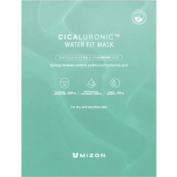 Mizon Cicaluronic Water Fit Sheet Μάσκα Προσώπου για Ενυδάτωση με Υαλουρονικό 24gr