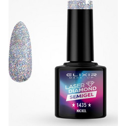 Elixir Semigel 1435 Glitter Ημιμόνιμο Βερνίκι Νυχιών 8ml